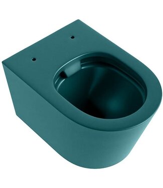MONDIAZ Hangend toilet Randloos LAVIE Smag Petrol Blauw excl. Wc bril
