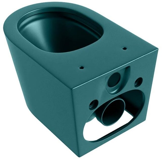 Hangend toilet Randloos LAVIE Smag Petrol Blauw excl. Wc bril Hangend toilet Randloos LAVIE Smag Petrol Blauw excl. Wc bril