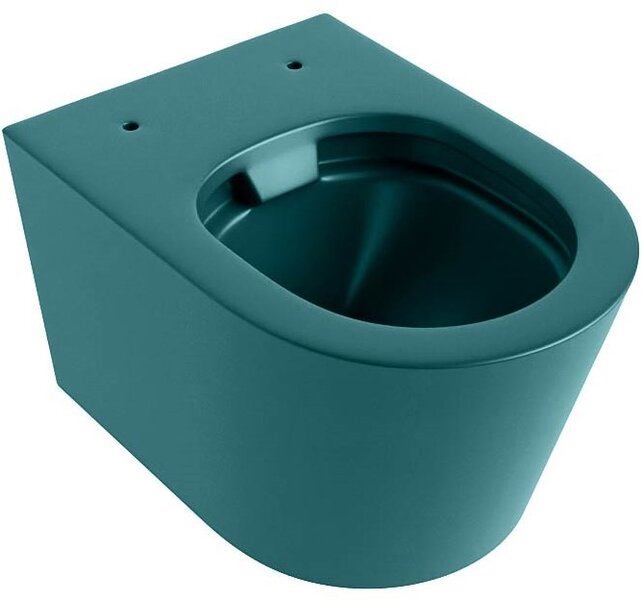 Hangend toilet Randloos LAVIE Smag Petrol Blauw excl. Wc bril Hangend toilet Randloos LAVIE Smag Petrol Blauw excl. Wc bril