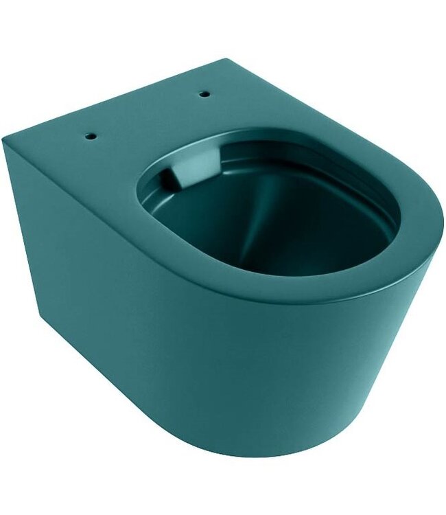 Hangend toilet Randloos LAVIE Smag Petrol Blauw excl. Wc bril
