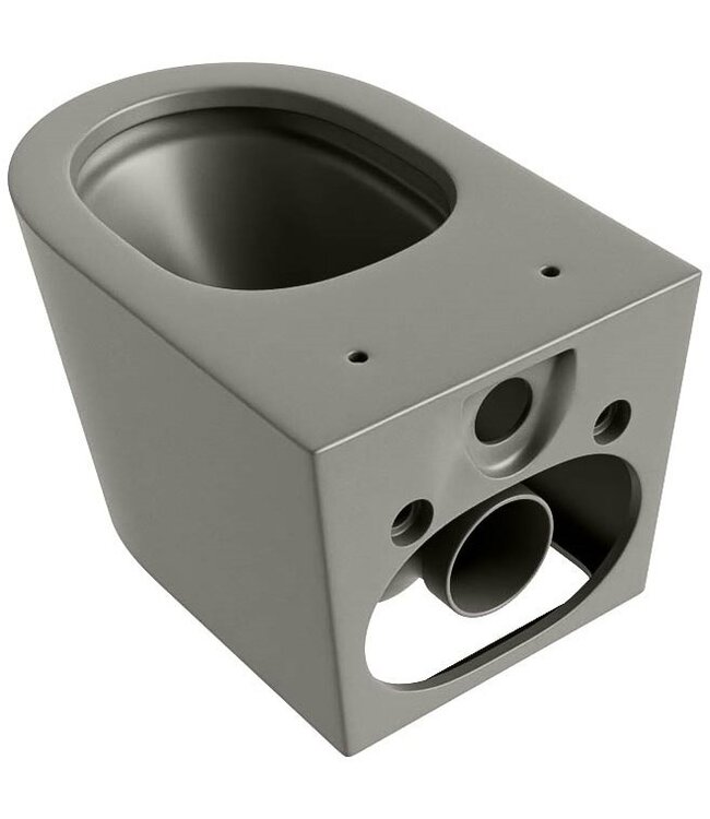 Hangend toilet Randloos LAVIE Smoke Taupe excl. Wc bril