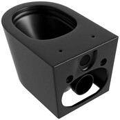Hangend toilet Randloos LAVIE Urban Zwart Mat excl. Wc bril