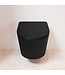 MONDIAZ Hangend toilet Randloos LAVIE Urban Zwart Mat excl. Wc bril