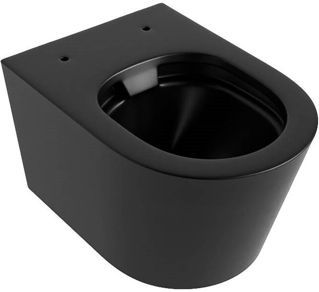 Hangend toilet Randloos LAVIE Urban Zwart Mat excl. Wc bril