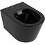 MONDIAZ Hangend toilet Randloos LAVIE Urban Zwart Mat excl. Wc bril