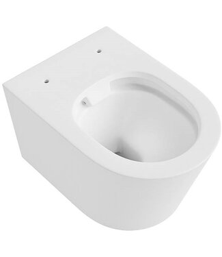 MONDIAZ Hangend toilet Randloos LAVIE Talc Wit Mat excl. Wc bril