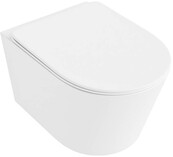 Hangend toilet Randloos LAVIE Talc Wit Mat excl. Wc bril