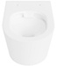 Hangend toilet Randloos LAVIE Talc Wit Mat excl. Wc bril