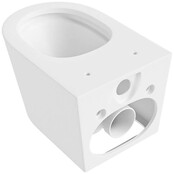 Hangend toilet Randloos LAVIE Talc Wit Mat excl. Wc bril