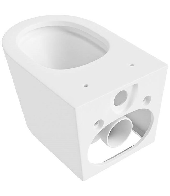 Hangend toilet Randloos LAVIE Talc Wit Mat excl. Wc bril