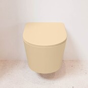 Hangend toilet Randloos LAVIE Zand excl. Wc bril