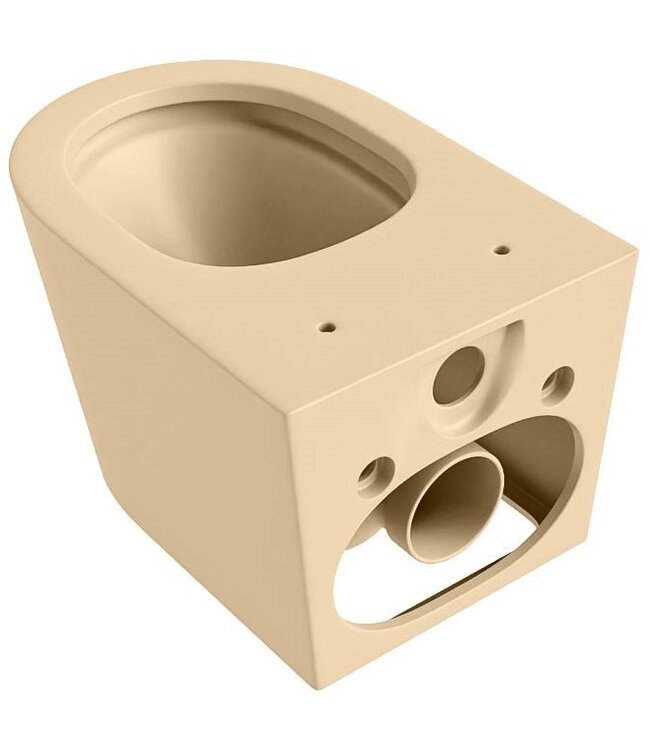 MONDIAZ Hangend toilet Randloos LAVIE Zand excl. Wc bril
