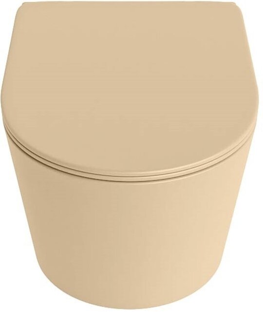 Hangend toilet Randloos LAVIE Zand excl. Wc bril