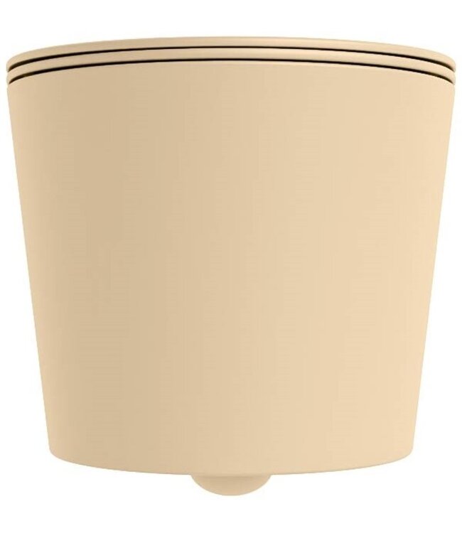 MONDIAZ Hangend toilet Randloos LAVIE Zand excl. Wc bril