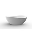 Vrijstaande Bad Waive Ovaal 160x95x60cm Mat Wit - Solid surface - 36.4002