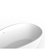 Wiesbaden Vrijstaande Bad Waive Ovaal 160x95x60cm Mat Wit - Solid surface - 36.4002
