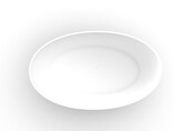 Vrijstaande Bad Waive Ovaal 160x95x60cm Mat Wit - Solid surface - 36.4002 Vrijstaande Bad Waive Ovaal 160x95x60cm Mat Wit - Solid surface - 36.4002