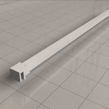 Stabilisatiestang 120 cm Mat Wit - Wiesbaden Slim - 20.3493