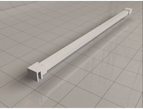 Stabilisatiestang 120 cm Mat Wit - Wiesbaden Slim - 20.3493
