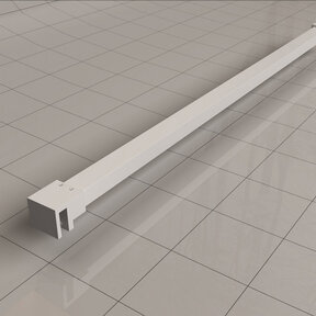 Stabilisatiestang 120 cm Mat Wit - Wiesbaden Slim - 20.3493