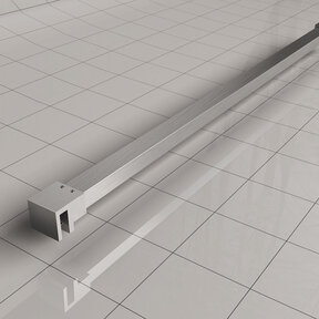 Stabilisatiestang 120 cm Chroom - Wiesbaden Slim - 20.3490