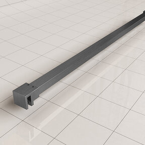 Stabilisatiestang 120 cm Gunmetal - Wiesbaden Slim - 20.3415