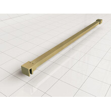 Stabilisatiestang 120 cm Geborsteld Messing - Wiesbaden Slim - 20.3494