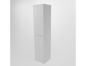 AIVY badkamerkast Talc Mat Wit 160x35x35cm MDF 2 Deuren Softclose Greeploos