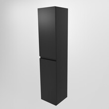 AIVY badkamerkast Urban Mat Zwart 160x35x35cm MDF 2 Deuren Softclose Greeploos