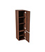Kolomkast Ela Ribbelfront Walnoot Eik 135x35x35cm
