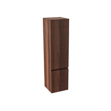 Kolomkast Ela Ribbelfront Walnoot Eik 135x35x35cm