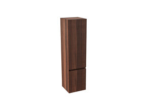 Kolomkast Ela Ribbelfront Walnoot Eik 135x35x35cm