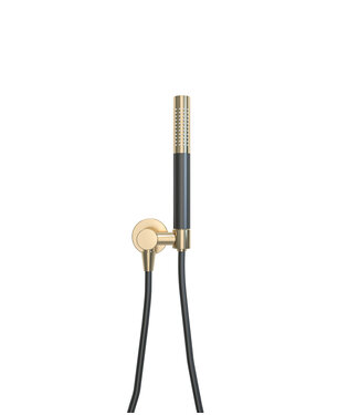 Wiesbaden Handdoucheset Wiesbaden UniMatch Geborsteld Messing / mat zwart - 29.3731