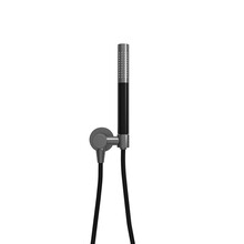 Handdoucheset Wiesbaden UniMatch Gunmetal / mat zwart - 29.3732