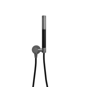 Handdoucheset Wiesbaden UniMatch Gunmetal / mat zwart - 29.3732