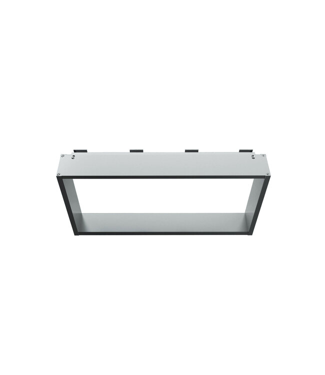 Doucherek Opbouw Frame Aloni RVS met Handdoekhaken 30x60cm - Aluminium