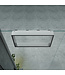 Doucherek Opbouw Frame Aloni RVS met Handdoekhaken 30x60cm - Aluminium