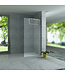 Doucherek Opbouw Frame Aloni RVS met Handdoekhaken 30x60cm - Aluminium