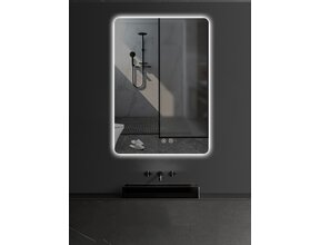 Spiegel Vierkant⎢Aloni Queen 60x80cm⎢met LED - dimbaar en spiegelverwarming