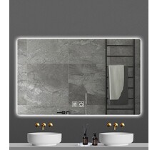 Spiegel Vierkant⎢Aloni Queen 80x60cm⎢met LED - dimbaar en spiegelverwarming