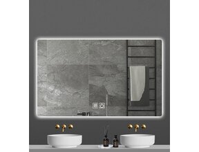 Spiegel Vierkant⎢Aloni Queen 100x60cm⎢met LED - dimbaar en spiegelverwarming