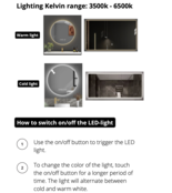 Spiegel Vierkant⎢Aloni Queen 160x60cm⎢met LED - dimbaar en spiegelverwarming Spiegel Vierkant⎢Aloni Queen 160x60cm⎢met LED - dimbaar en spiegelverwarming