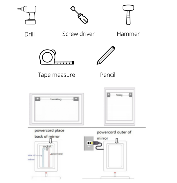 Spiegel Vierkant⎢Aloni Queen 160x60cm⎢met LED - dimbaar en spiegelverwarming Spiegel Vierkant⎢Aloni Queen 160x60cm⎢met LED - dimbaar en spiegelverwarming