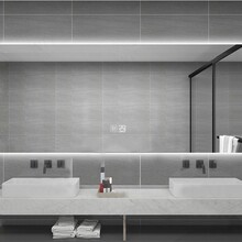 Spiegel Vierkant⎢Aloni Queen 160x60cm⎢met LED - dimbaar en spiegelverwarming