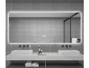 Spiegel Vierkant⎢Aloni Queen 160x60cm⎢met LED - dimbaar en spiegelverwarming