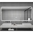 ALONI Spiegel Vierkant⎢Aloni Queen 160x60cm⎢met LED - dimbaar en spiegelverwarming