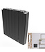 Elektrische Radiator Stelrad ALU 108x58cm Antraciet - 2000 watt met afstandsbediening