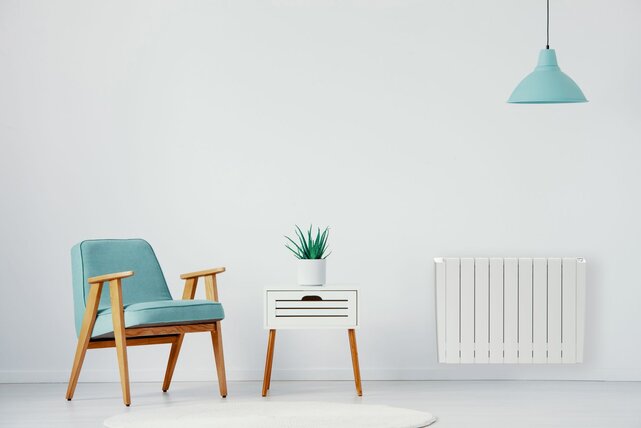 Elektrische Radiator Stelrad 108x58cm Wit - 2000 watt met afstandsbediening