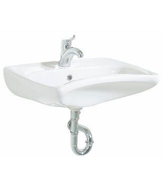 CREAVIT Wastafel MIVA - 60x50cm - Extra Rolstoeltoegangkelijk