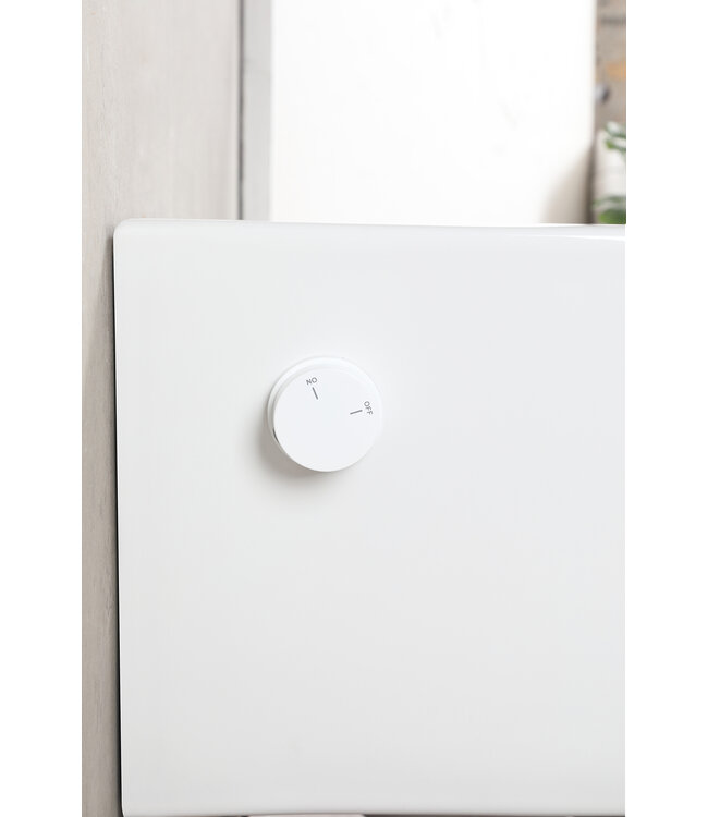 Bidet wc Hangend Vesta Glans Wit met geïntegreerde kraan Warm Koud Randloos excl. Wc-bril - 32.3548